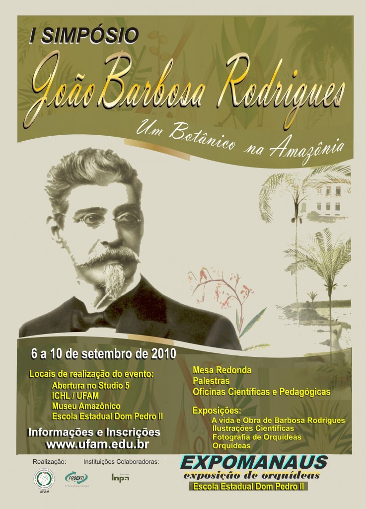 Cartaz do Simpósio João Barbosa Rodrigues