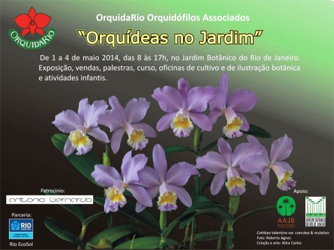 Cartaz - Orquídeas no Jardim 2014