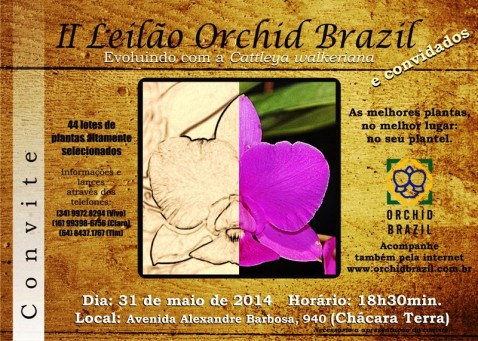 Cartaz - II Leilao Orchid Brazil