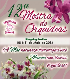 Cartaz - Orquidário Sergipe 2014