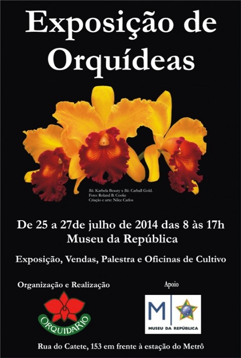 Cartaz - Orquidario julho 2014