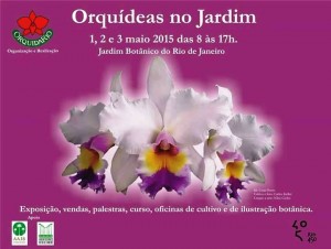 Cartaz - Orquídeas no Jardim 2015