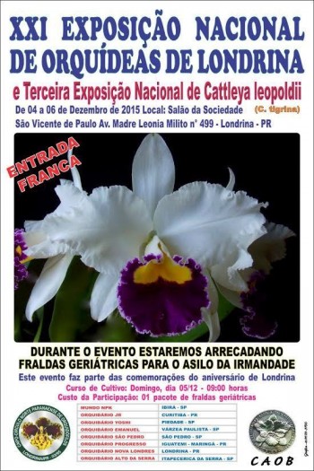 Exposição Nacional de Orquídeas de Londrina 2015