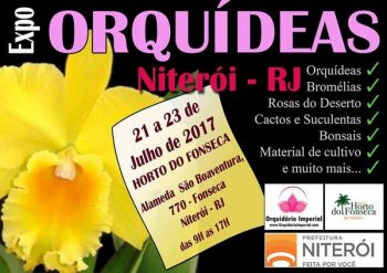 Exposição de orquídeas em Niterói