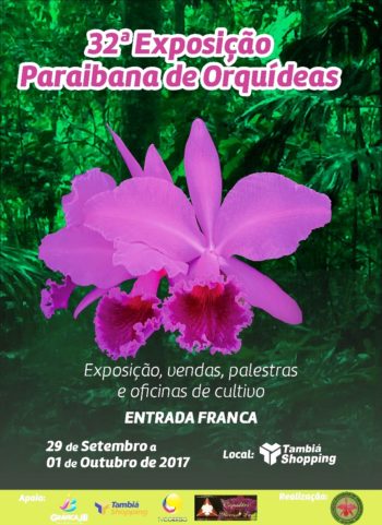 Exposição de orquídeas em João Pessoa